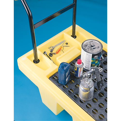 Poly-Spillcart Cart, 66.5" L x 29" W x 43.9" H, 57 US gal. Spill Cap. Oxford Builders Supplies Inc