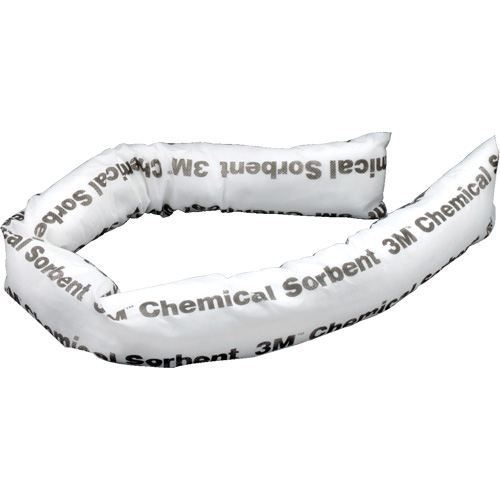 Chemical Sorbent Mini-Boom, Chemical, 4' L x 3" W, 12 gal. Absorbancy, 12 /Pack Oxford Builders Supplies Inc