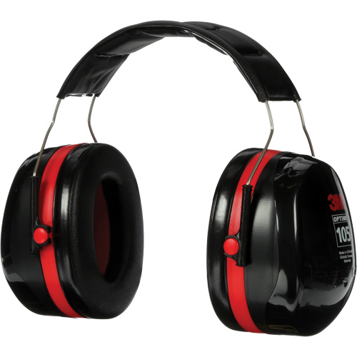 Peltor Optime 105 Series Earmuffs, Headband, 30 NRR dB Oxford Builders Supplies Inc