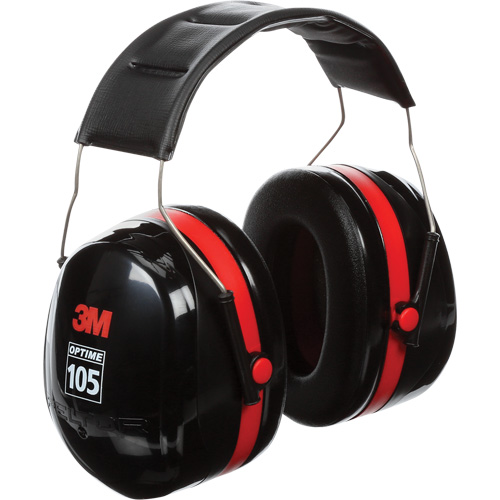 Peltor Optime 105 Series Earmuffs, Headband, 30 NRR dB Oxford Builders Supplies Inc