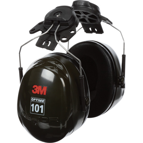 Peltor Optime 101 Series Earmuffs, Cap Mount, 24 NRR dB Oxford Builders Supplies Inc