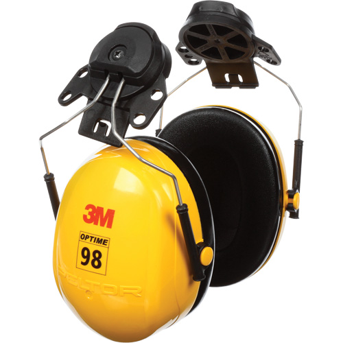 Serres-t&ecirc;tes de s&eacute;rie Peltor Optime 98, Fixation pour casque, 23 NRR dB Oxford Builders Supplies Inc