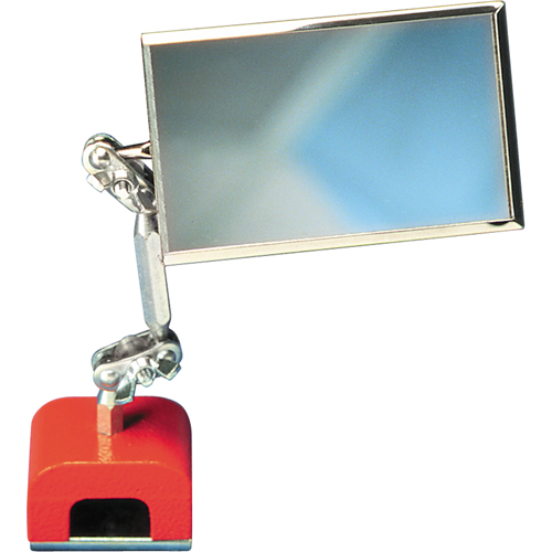 Inspection Mirror, Rectangular, 3-1/2" L x 2" W, Telescopic Oxford Builders Supplies Inc