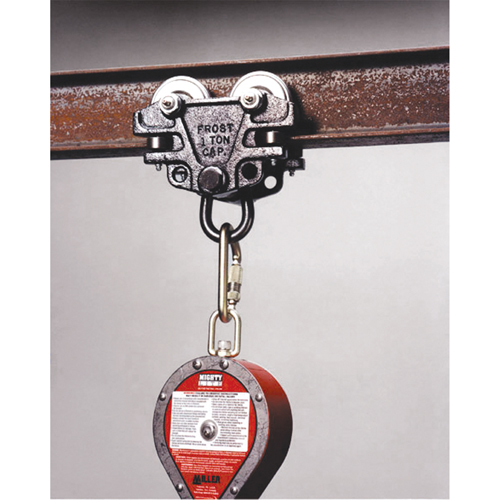 Trousse d'adaptateur de connexion d'ancrage pour chariots de poutre Miller, Poutre en I, Usage Temporaire Oxford Builders Supplies Inc