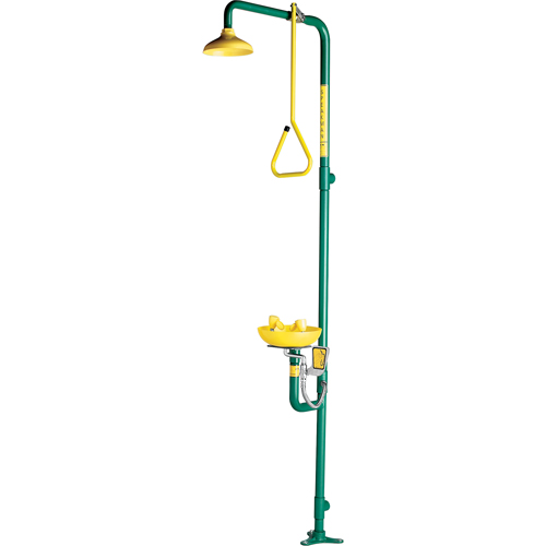 Combinaison de douche & douche oculaire/faciale a&eacute;r&eacute;e Safe-T-Zone Oxford Builders Supplies Inc