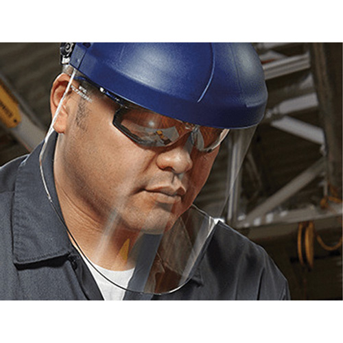 Ratchet Headgear with Faceshield, Polycarbonate, Ratchet Suspension Oxford Builders Supplies Inc