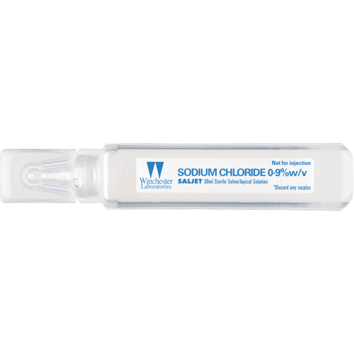 Saljet Single Dose Saline Solution, 1.01 oz. Oxford Builders Supplies Inc