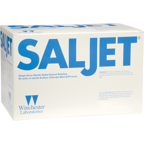 Saljet Single Dose Saline Solution, 1.01 oz. Oxford Builders Supplies Inc