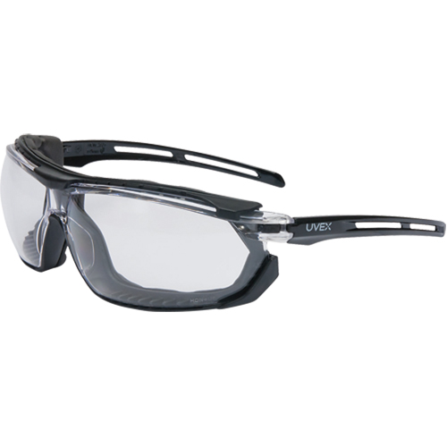 Lunettes de s&eacute;curit&eacute; &eacute;tanches Uvex Tirade, Lentille Transparent, Antibu&eacute;e, ANSI Z87+/R&eacute;pond ou surpasse la norme CSA Z94.3 Oxford Builders Supplies Inc