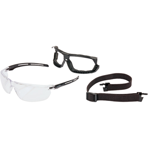 Lunettes de s&eacute;curit&eacute; &eacute;tanches Uvex Tirade, Lentille Transparent, Antibu&eacute;e, ANSI Z87+/R&eacute;pond ou surpasse la norme CSA Z94.3 Oxford Builders Supplies Inc