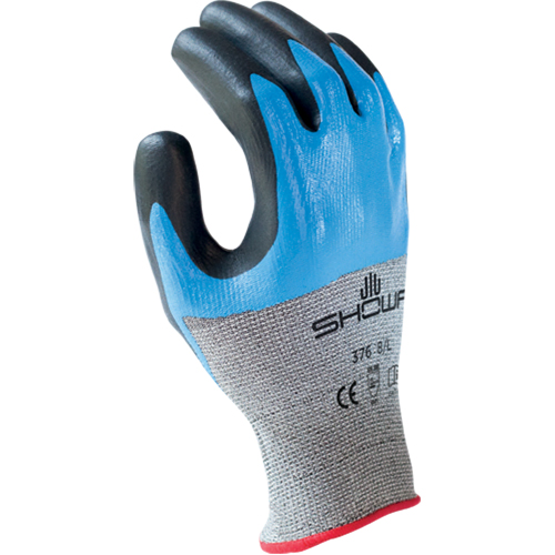 S-Tex 376 Gloves, Size 6/Small, 13 Gauge, Foam Nitrile Coated, Polyester/Stainless Steel Shell, ANSI/ISEA 105 Level 4 Oxford Builders Supplies Inc