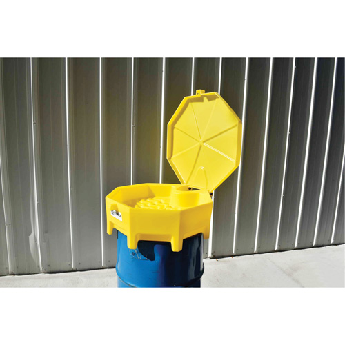 Entonnoir avec couvercle pour baril Global Ultra-Drum Funnel, 5 gal. Oxford Builders Supplies Inc