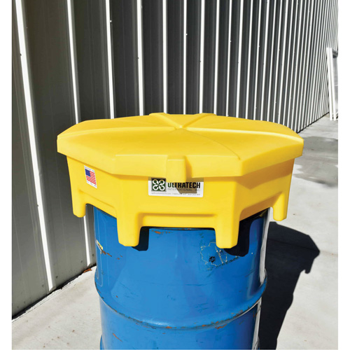 Entonnoir avec couvercle pour baril Global Ultra-Drum Funnel, 5 gal. Oxford Builders Supplies Inc
