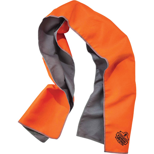 Serviette de refroidissement en microfibre Chill-Its 6602MF, Orange haute visibilit&eacute; Oxford Builders Supplies Inc