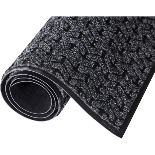 Tire-Track Entrance Mat, Wiper/Scraper, 4' x 6' x 3/8", Charcoal Oxford Builders Supplies Inc