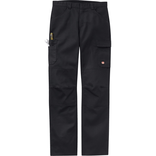 Performance Shop Pants, Canvas/Cotton/Polyester, Black, Size 30, 37 Inseam Oxford Builders Supplies Inc