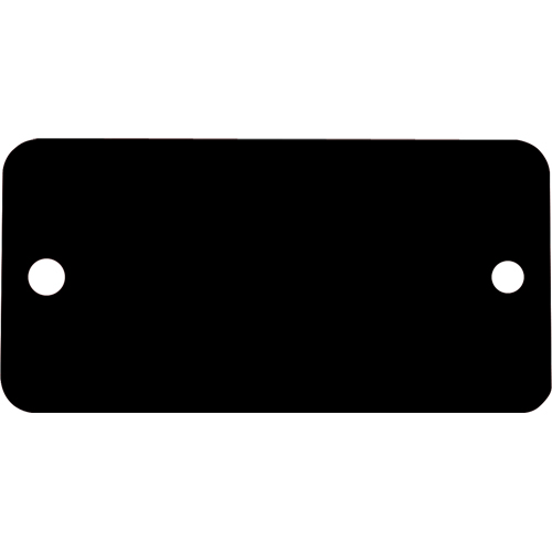 &eacute;tiquettes vierges, Aluminium, 3" la x 1" h Oxford Builders Supplies Inc