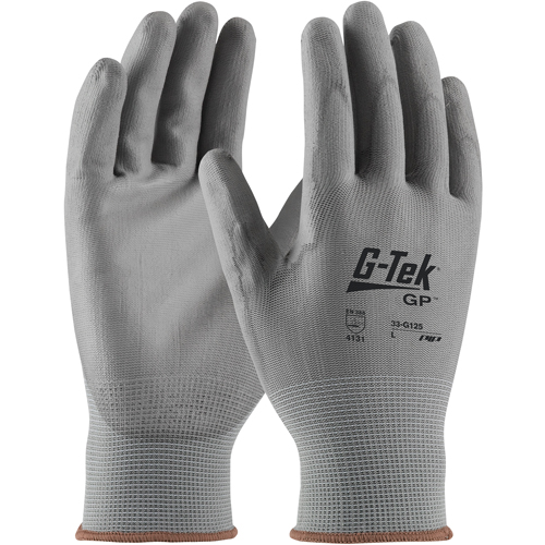 Gants enduits G-Tek 33G-165, 9/Grand, R&ecirc;vetement Polyur&eacute;thane, Calibre 13, Enveloppe en Nylon Oxford Builders Supplies Inc