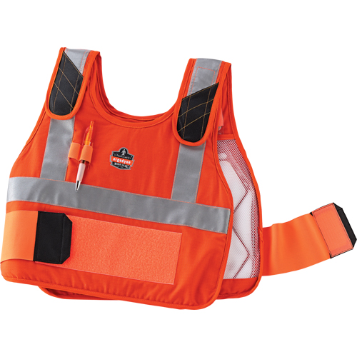 Vestes de refroidissement par changement de phase 6215HV, Petit/Moyen, Orange Oxford Builders Supplies Inc