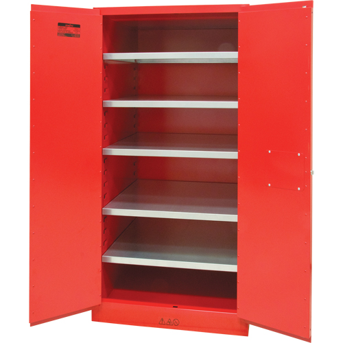 Paint/Ink Cabinet, 96 gal., 5 Shelves Oxford Builders Supplies Inc