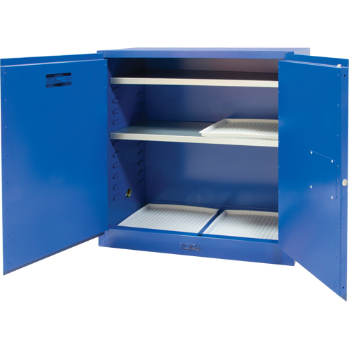 Armoire pour liquides corrosifs, 30 gal., 43" x 44" x 18" Oxford Builders Supplies Inc