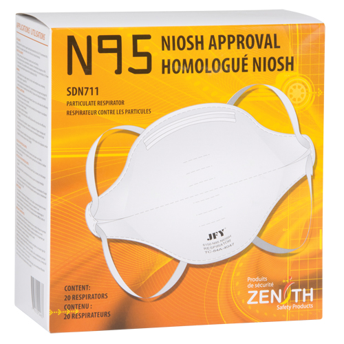 Particulate Respirator, N95, NIOSH Certified, Medium/Large Oxford Builders Supplies Inc