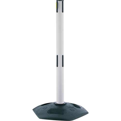 Dual Line Heavy Duty Receiver Post, 38" High, White Oxford Builders Supplies Inc