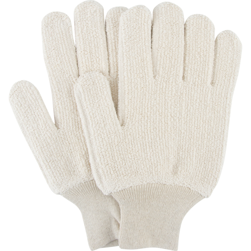 Heat-Resistant Gloves, Terry Cloth, Large, Protects Up To 212° F (100° C) Oxford Builders Supplies Inc