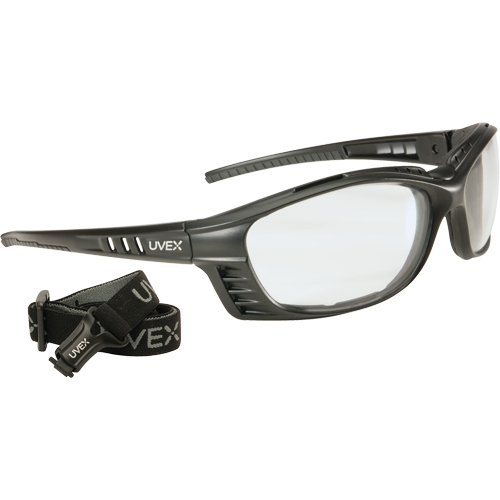 Lunettes de s&eacute;curit&eacute; Uvex Livewire avec lentilles HydroShield, Lentille Transparent, Antibu&eacute;e, ANSI Z87+/R&eacute;pond ou surpasse la norme CSA Z94.3 Oxford Builders Supplies Inc
