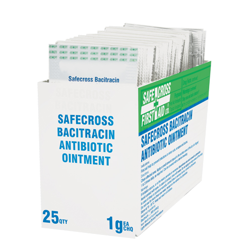 Traitement topique de premiers soins au zinc &agrave; bacitracine, Cr&egrave;me, Classe 1 Oxford Builders Supplies Inc