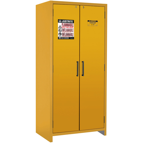 Armoire d'entreposage 90 minutes s&eacute;curitaire et conforme &agrave; la norme EN, 30 gal., 2 Porte(s), 35,16" La x 76,89" h x 24,21" p Oxford Builders Supplies Inc