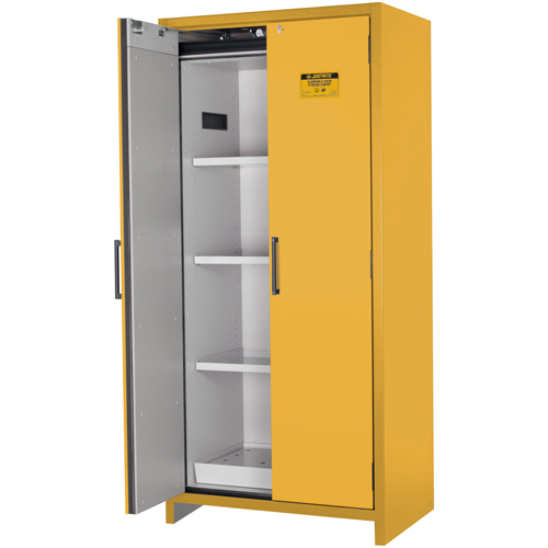 Armoire d'entreposage 90 minutes s&eacute;curitaire et conforme &agrave; la norme EN, 30 gal., 2 Porte(s), 35,16" La x 76,89" h x 24,21" p Oxford Builders Supplies Inc