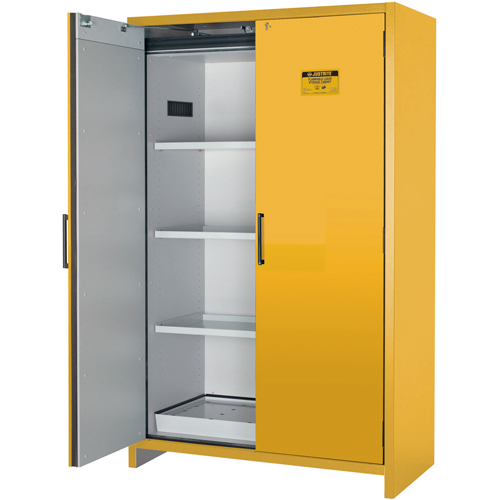 Armoire d'entreposage 90 minutes s&eacute;curitaire et conforme &agrave; la norme EN, 45 gal., 2 Porte(s), 46,97" La x 76,89" h x 24,21" p Oxford Builders Supplies Inc