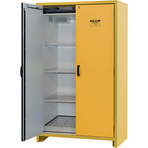 Armoire d'entreposage 30 minutes s&eacute;curitaire et conforme &agrave; la norme EN, 45 gal., 2 Porte(s), 45,83" La x 76,65" h x 24,21" p Oxford Builders Supplies Inc