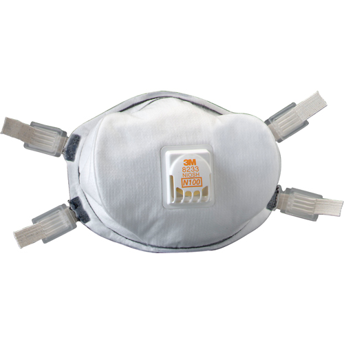 Respirateurs contre les particules 8233, N100, Certifi&eacute; NIOSH Oxford Builders Supplies Inc