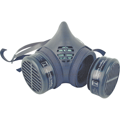 Respirateur &agrave; demi-masque assembl&eacute; de la s&eacute;rie 8000, &eacute;lastom&egrave;re/Thermoplastique, Moyen Oxford Builders Supplies Inc