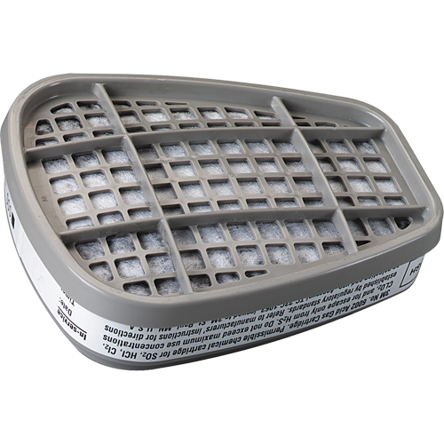 Cartouches pour respirateur s&eacute;rie 6000, Cartouche gaz/vapeur, Gaz acide Oxford Builders Supplies Inc