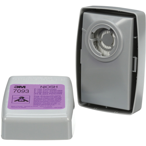Filtres pour respirateur 7093, Filtre contre les particules, Filtre P100 Oxford Builders Supplies Inc