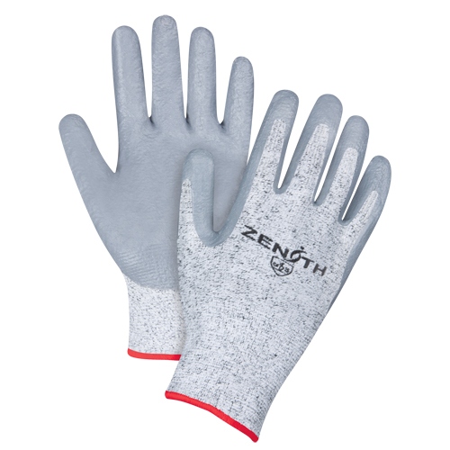 Seamless Stretch Cut-Resistant Gloves, 7/Small, 13 Gauge, Nitrile Coated, ANSI/ISEA 105 Level 2/EN 388 Level 3 Oxford Builders Supplies Inc
