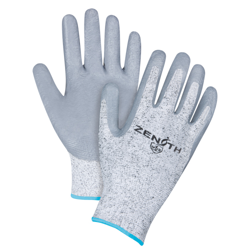 Gants &eacute;lastiques sans coutures r&eacute;sistants &agrave; la coupe, Taille T-Grand/10, Calibre 13, Rev&ecirc;tement Nitrile, Enveloppe en PEHP, ANSI/ISEA 105 niveau 2/EN 388 niveau 3 Oxford Builders Supplies Inc