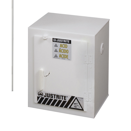 Armoires solides en poly&eacute;thyl&egrave;ne pour acides, 6 x 0,66043 gal., 17" x 22" x 17" Oxford Builders Supplies Inc