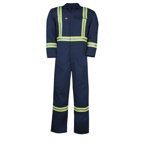 Combinaison non doubl&eacute;e Westex UltraSoft, Taille 34/36, Bleu marine, 12,4 cal/cm2 Oxford Builders Supplies Inc
