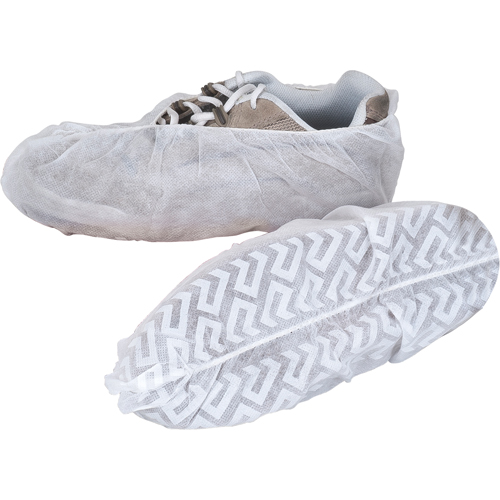 Shoe Covers, Large, Polypropylene, White Oxford Builders Supplies Inc