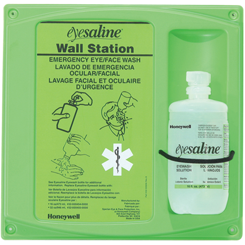 Saline Eyewash Wall Station, Single Oxford Builders Supplies Inc