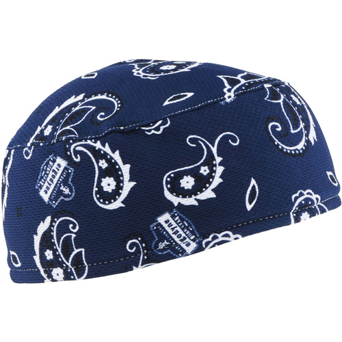 Chill-Its&reg; 6630 Cooling Skull Caps, Navy Blue Oxford Builders Supplies Inc