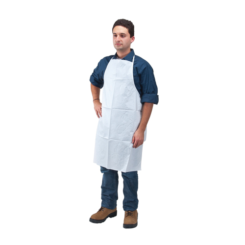 Microporous Protective Clothing, Microporous, White, 28" W x 36" L Oxford Builders Supplies Inc