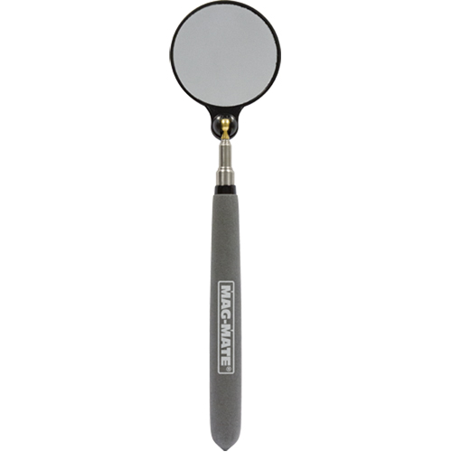 Inspection Mirror, Circular, 2-1/4" L x 2-1/4" W, Telescopic Oxford Builders Supplies Inc