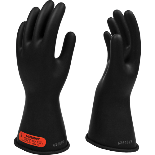 Salisbury  Rubber Insulating Gloves, ASTM Class 0, Size 7, 11" L Oxford Builders Supplies Inc