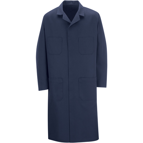 Shop Coats, Poly-Cotton, Size 36, Navy Blue Oxford Builders Supplies Inc