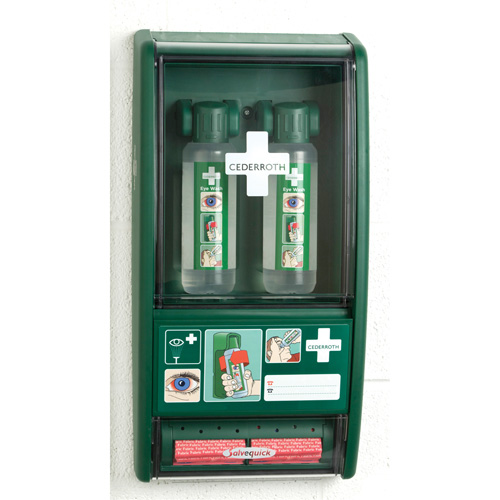Cederroth Eye Wash/Salvequick&reg; First Aid Kit, Class 1 Medical Device, Station Oxford Builders Supplies Inc